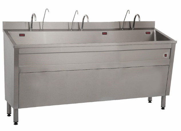 Surgical Scrub Unit, Triple, Sensor Operated